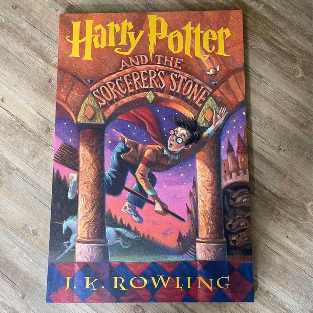 Vintage Harry Potter Canvas Art 2000 Large